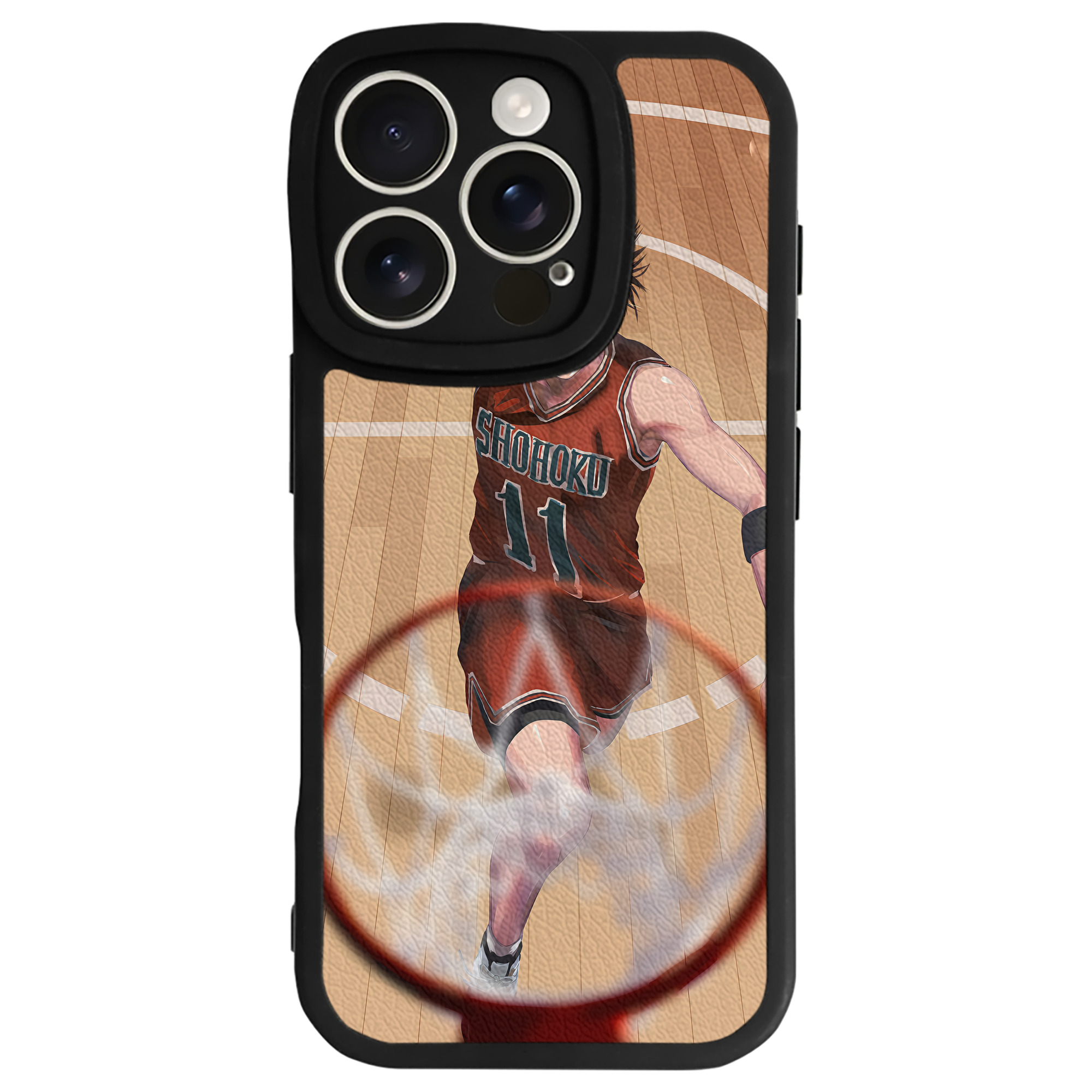 （画像用） SLAM DUNK／スラムダンク 【iPhone 16シリーズ対応】シリコンスマホケース（レザー調） 材質：シリコン